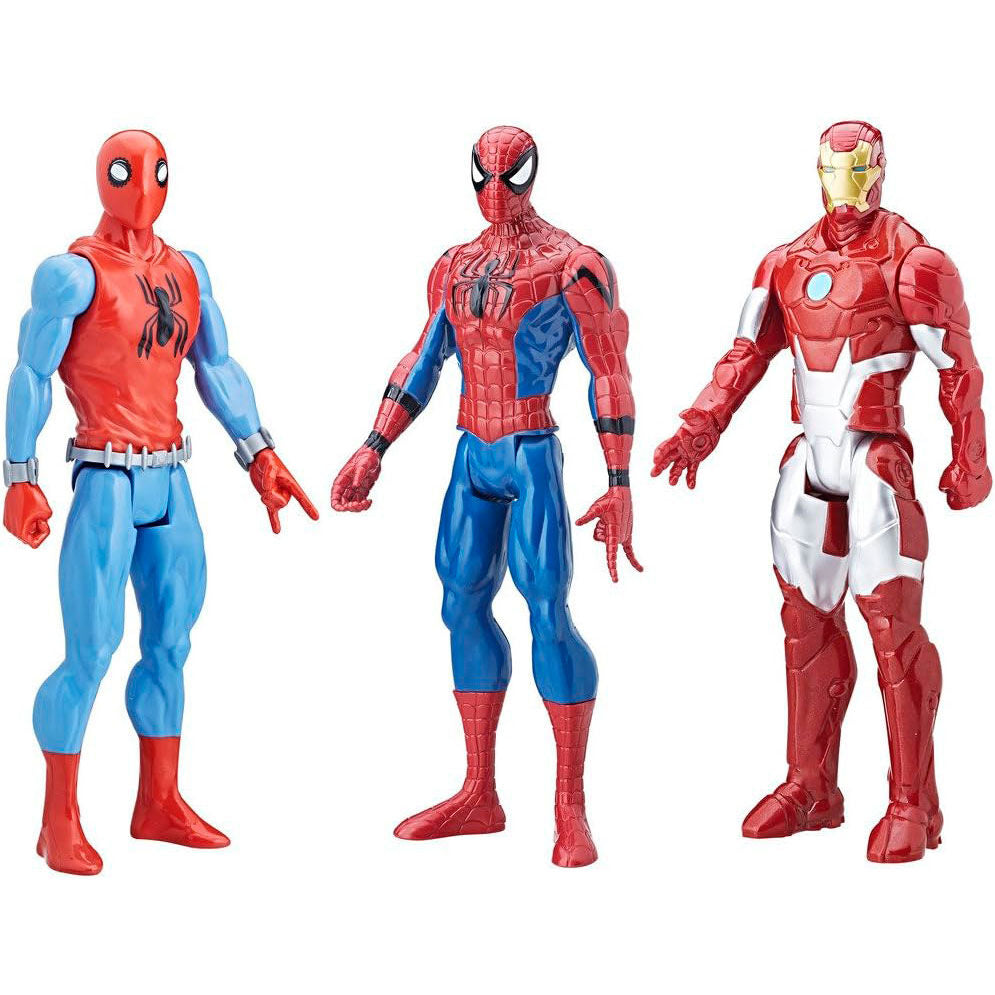 Marvel Spiderman Titan Hero Serie – 3 figure i én pakke