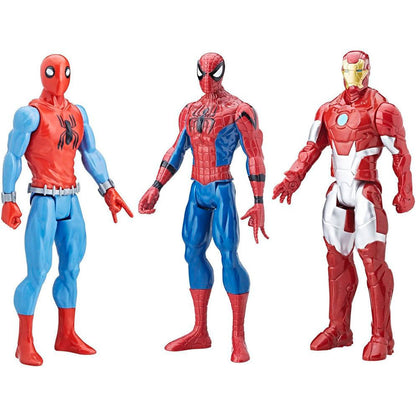 Marvel Spiderman Titan Hero Serie – 3 figure i én pakke