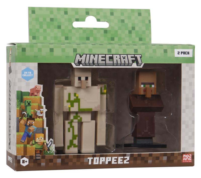 Minecraft 3D Figur 2-pak