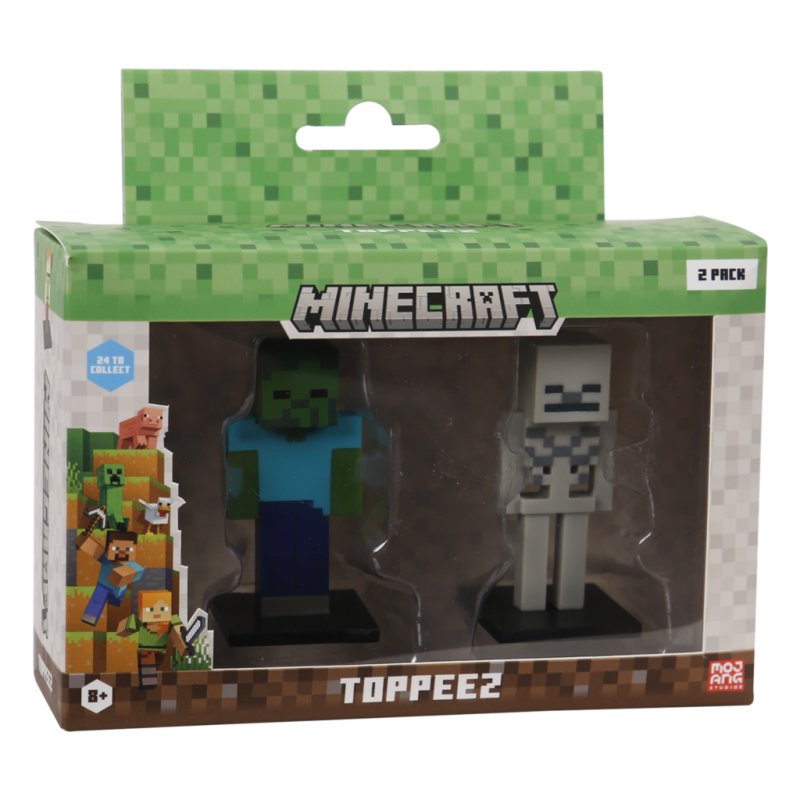 Minecraft 3D Figur 2-pak