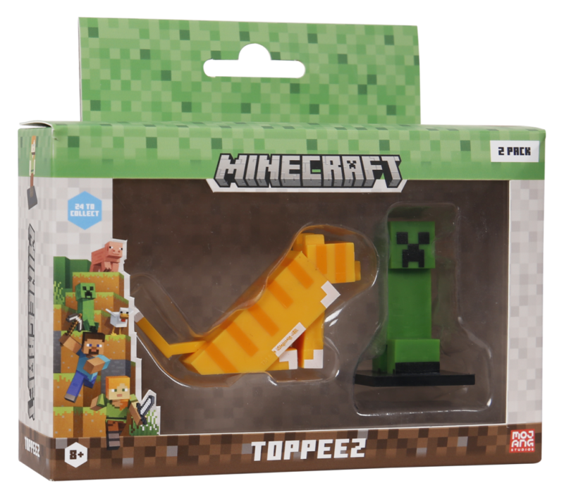 Minecraft 3D Figur 2-pak