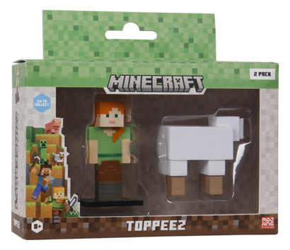Minecraft 3D Figur 2-pak