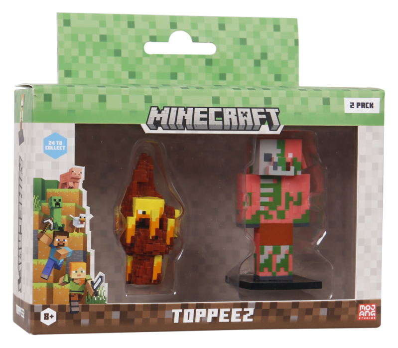 Minecraft 3D Figur 2-pak