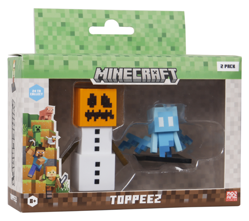 Minecraft 3D Figur 2-pak