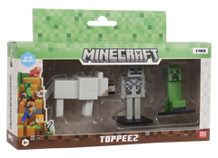 Minecraft 3D Figur 3-pak æske