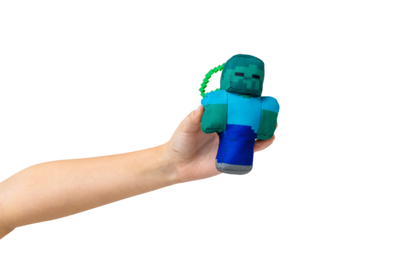 Minecraft Clip-on Plysfigur