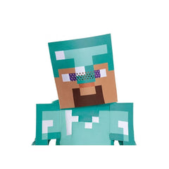 Minecraft Steve Diamond kostume