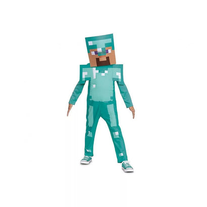 Minecraft Diamond Steve Kostume (mini)