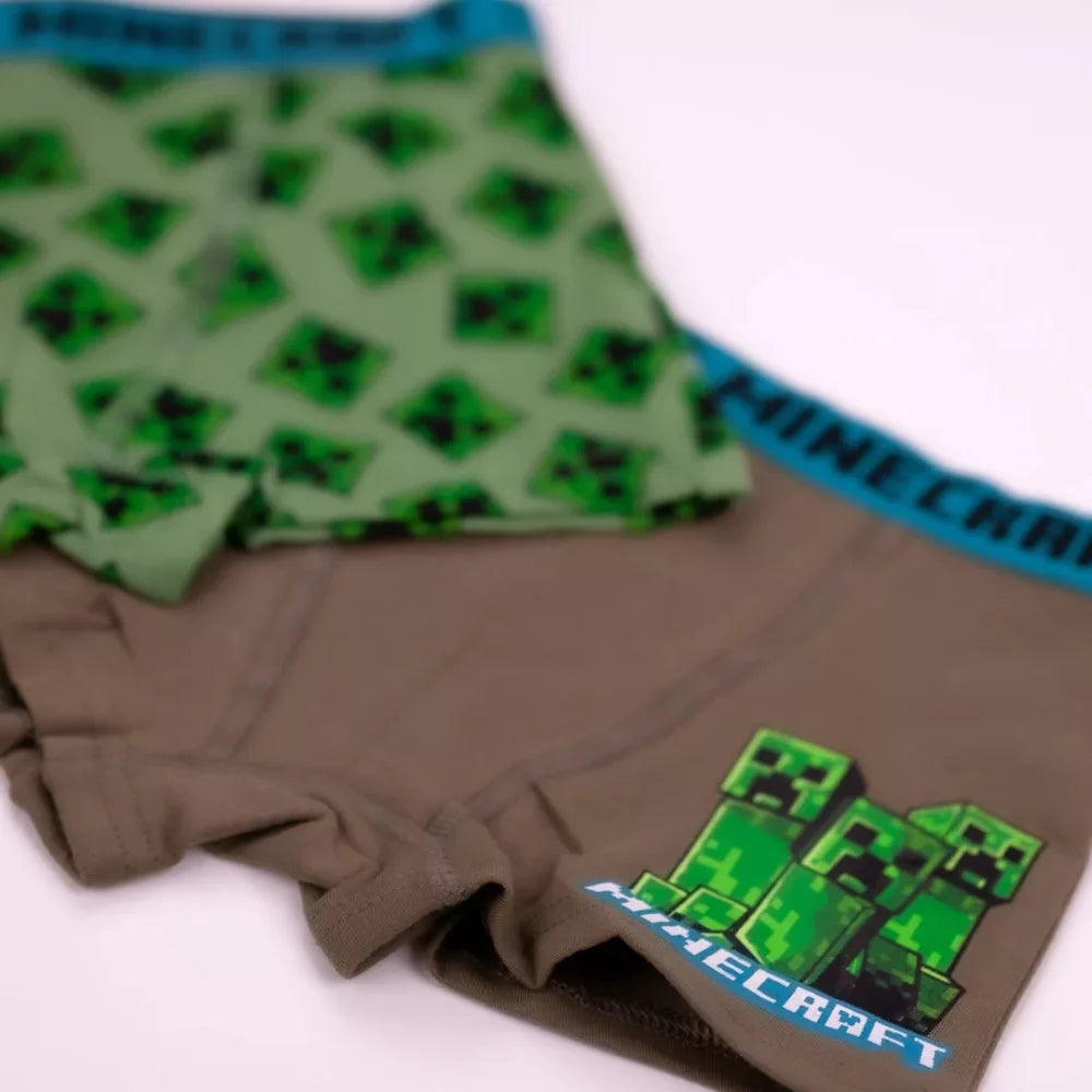 Minecraft Børne Boxershorts – 2-pak