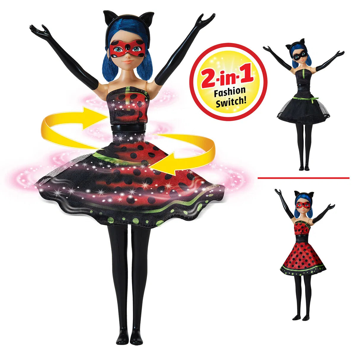 Miraculous Fashion Hero Switch Doll 26 cm