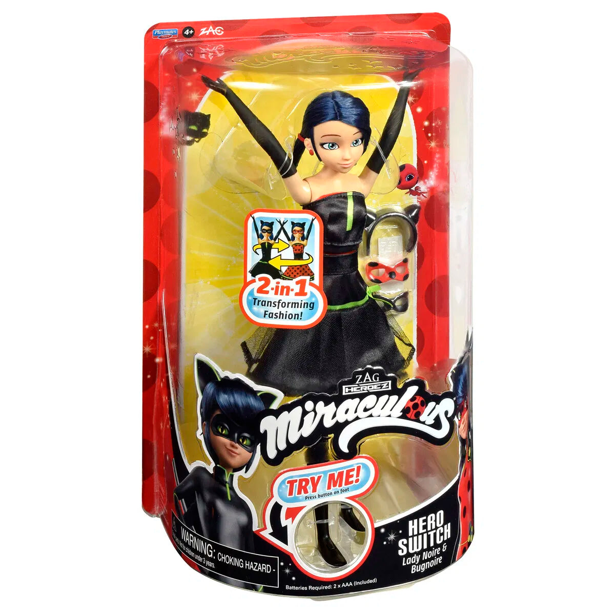 Miraculous Fashion Hero Switch Doll 26 cm