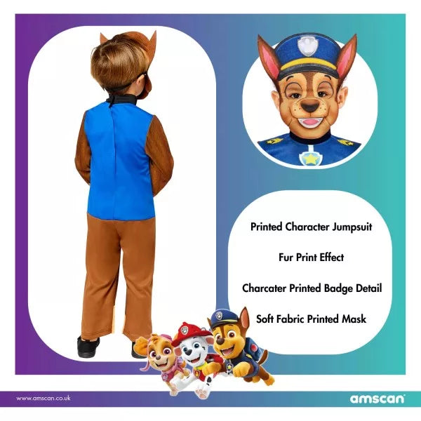Paw Patrol - Chase Kostume