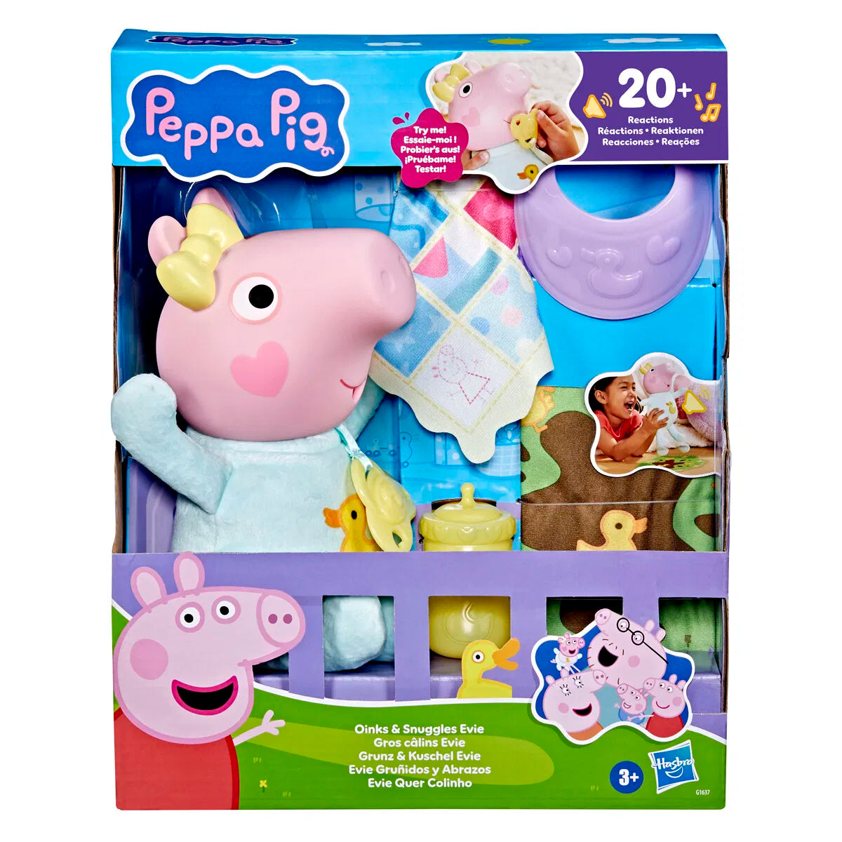 Peppa Pig Oinks & Snuggles Interactive Evie 28 cm