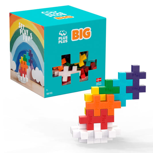 Plus-Plus BIG Rainbow / 100 stk