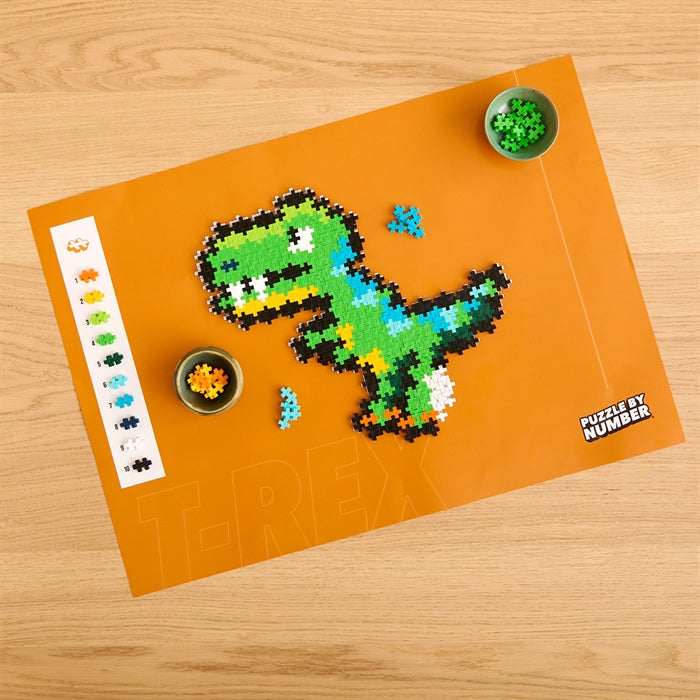 Plus-plus Puzzle By Number T-Rex / 250 pcs