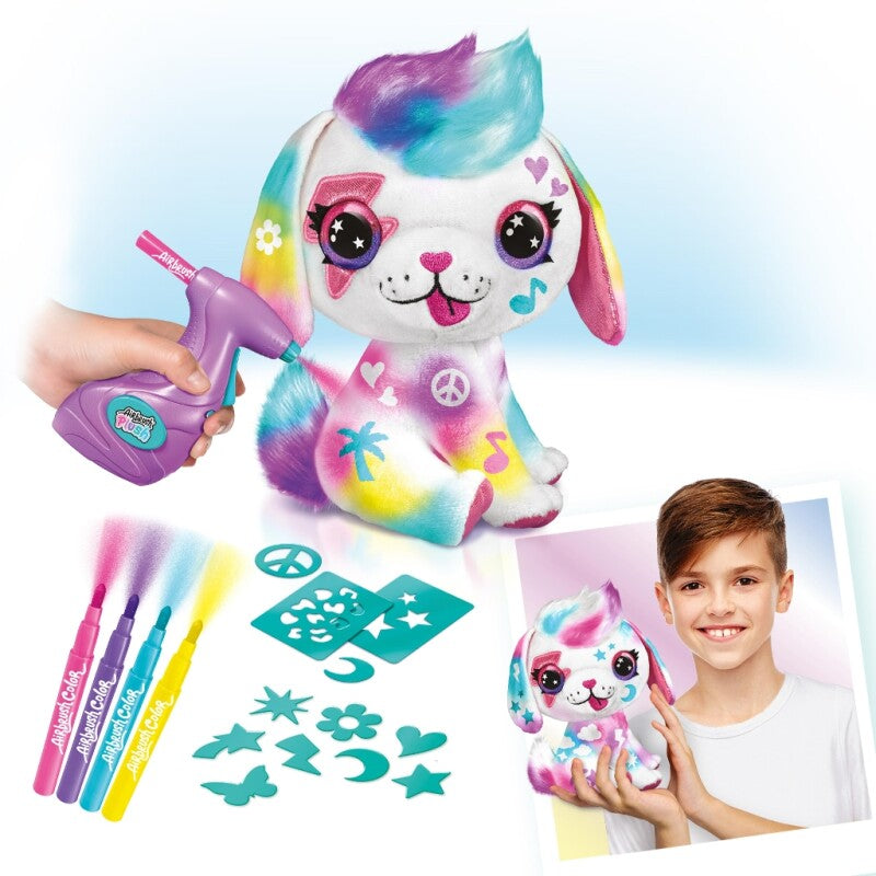 Airbrush Plush Hundehvalp