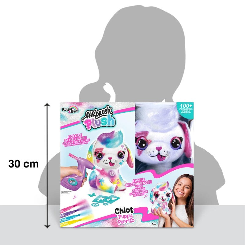 Airbrush Plush Hundehvalp