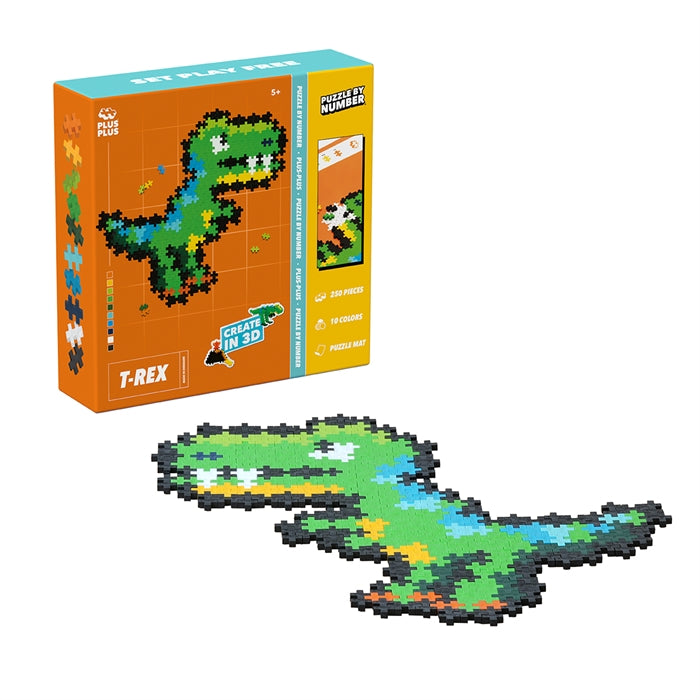 Plus-plus Puzzle By Number T-Rex / 250 pcs