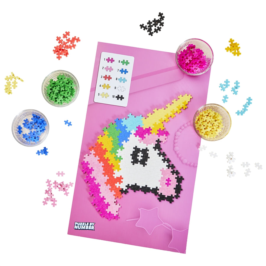 Plus-plus Puzzle By Number Unicorn / 250 pcs