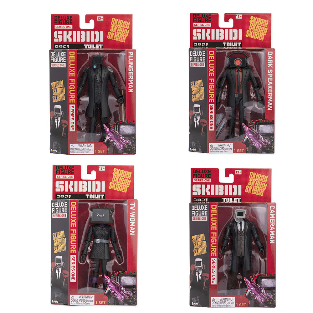 Skibidi Toilet Cameraman Deluxe (Assorteret) Figure 16cm