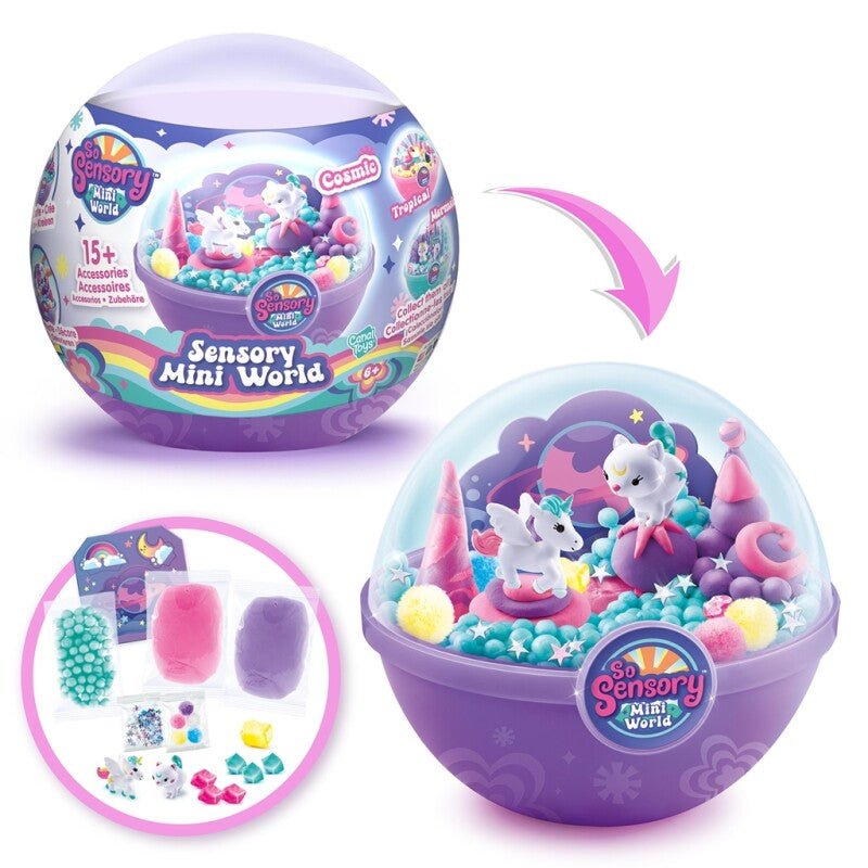 SO SENSORY Cosmic Mini World Surprise Ball