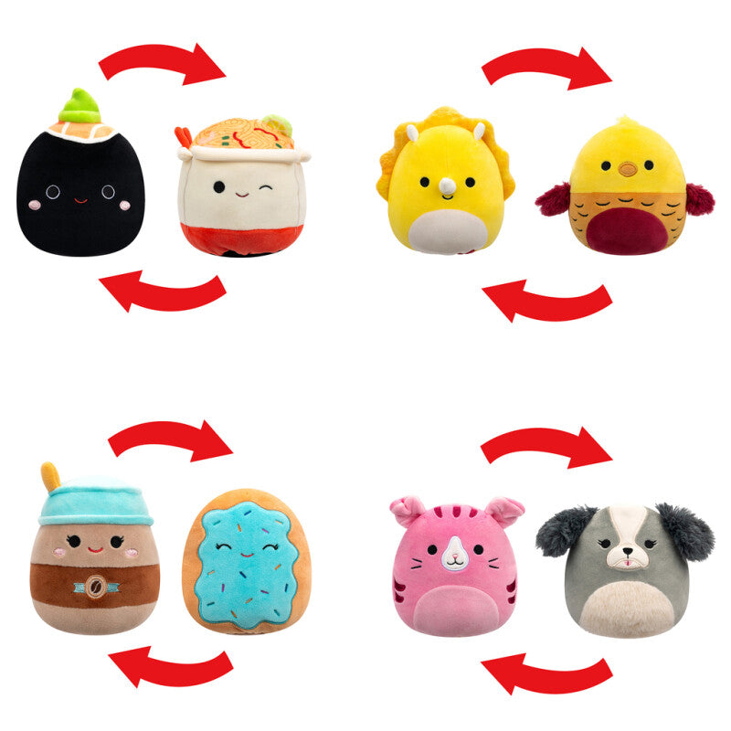 Squishmallows 13 cm P21 Flip A Mallows - flere varianter