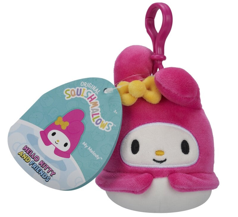 Squishmallows Hello Kitty & Friends 9 cm – Clip-on plysvenner