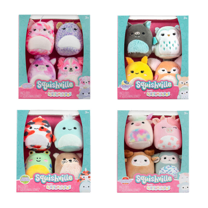Squishville 4-pak Forår 2024