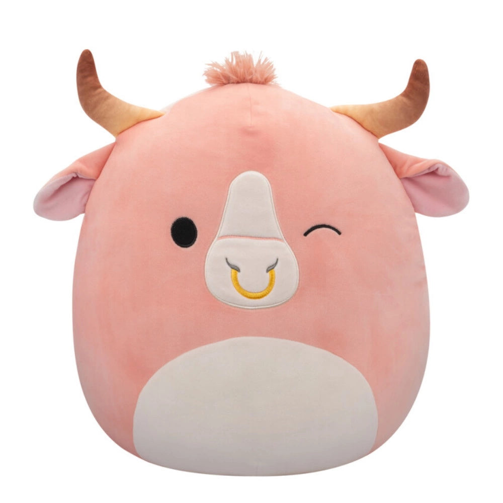 Squishmallows 40cm ( Bull Howland fersken farvet )