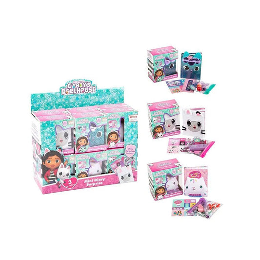 Gabbys Dollhouse Mini Diarys sæt. 3 forskellige