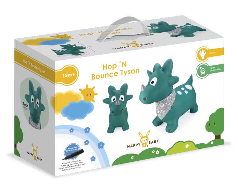 Happy Baby Hop 'N Bounce Hoppedyr Tyson