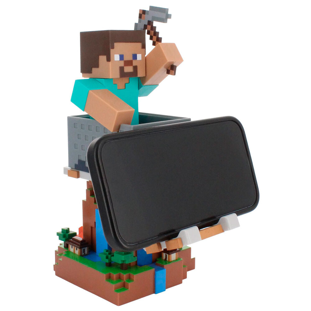 Minecraft - Diamond Steve telefon/controller holder