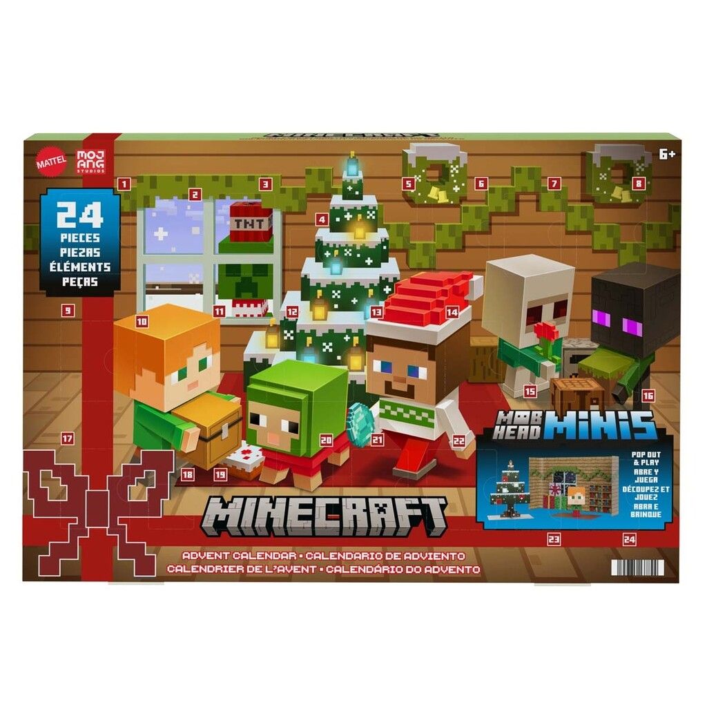 Minecraft Mob Head Minis Advent kalender 2023