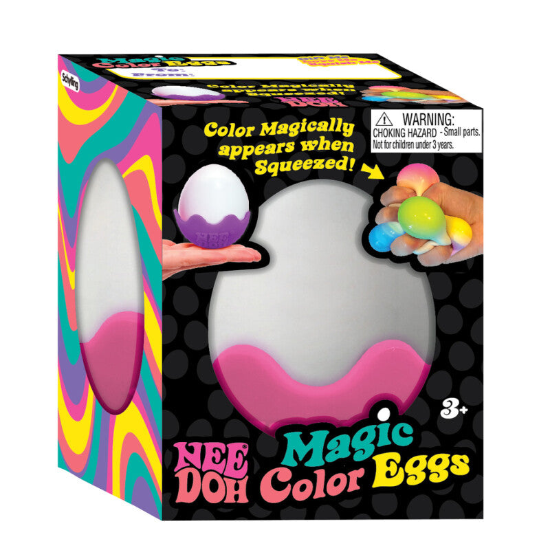 NeeDoh Magic Color Egg, 3 forskellige farver.