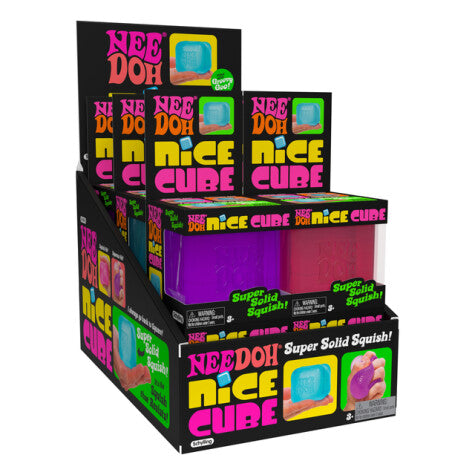 NeeDoh Terning - Nice Cube. 3 forskellige farver