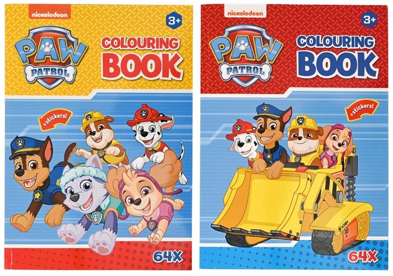 Paw Patrol - Malebog med klistermærker