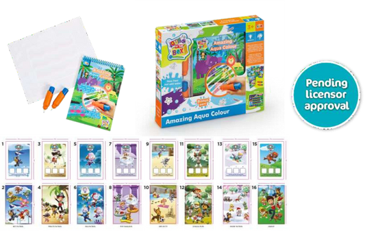 Paw Patrol Aqua Color Book Vandtegnebog
