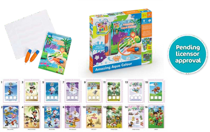 Paw Patrol Aqua Color Book Vandtegnebog