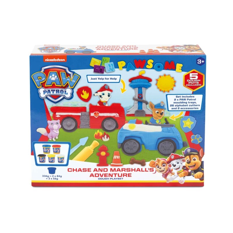 Paw Patrol Chase & Marshall's Adventure Modellervoks Legesæt