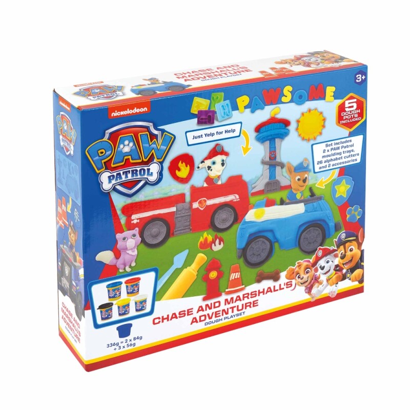 Paw Patrol Chase & Marshall's Adventure Modellervoks Legesæt