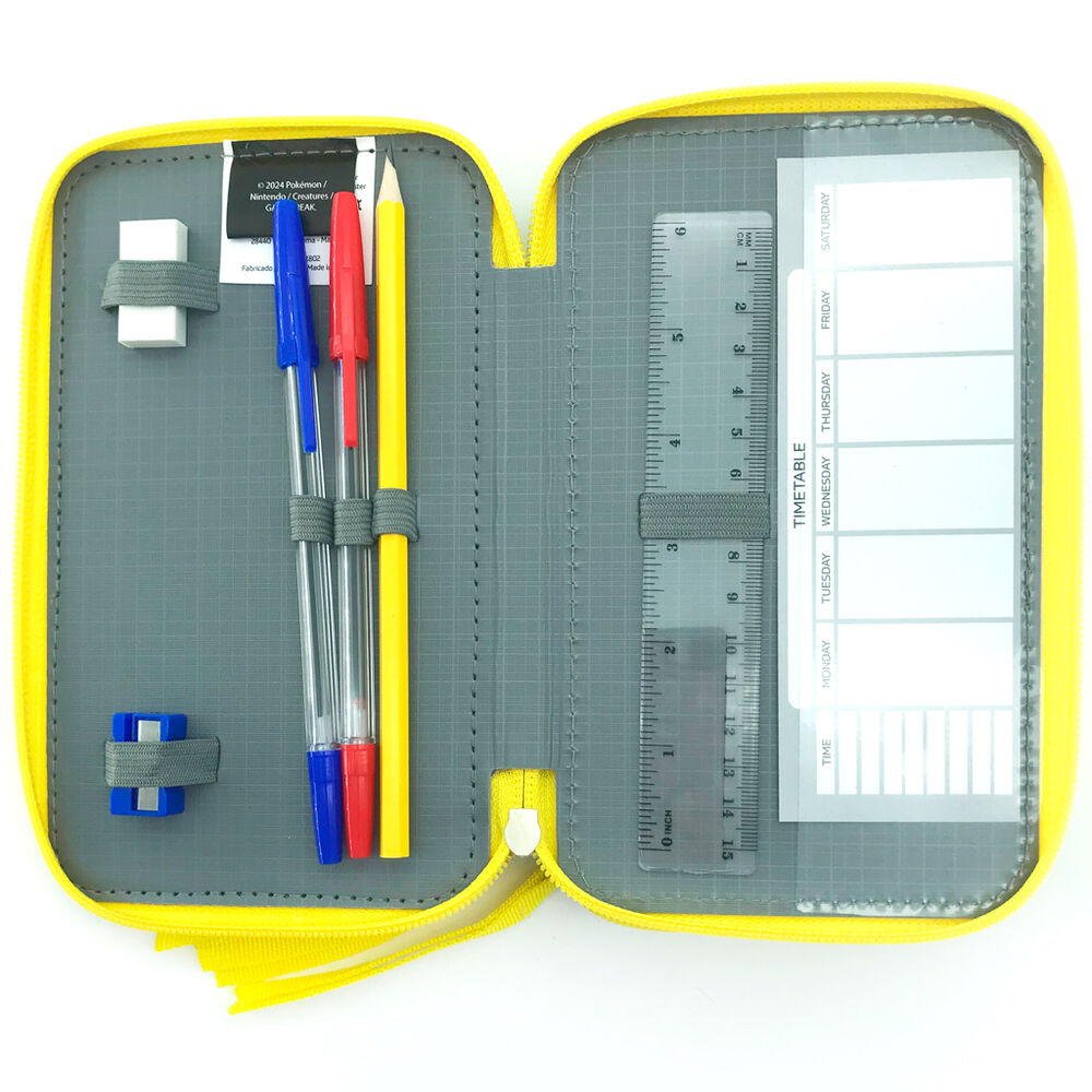 Pokemon - 3 lags penalhus med fyld.