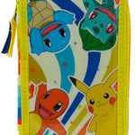 Pokemon - 3 lags penalhus med fyld.