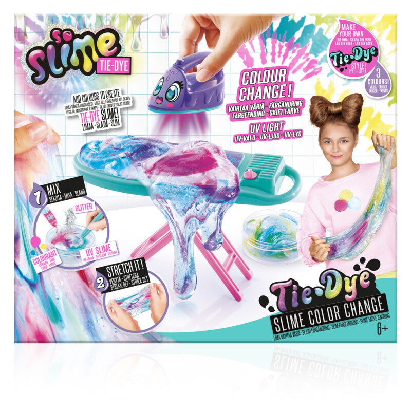 So Slime Batik Slim med Farveændring inkl. Strygebræt & Strygejern