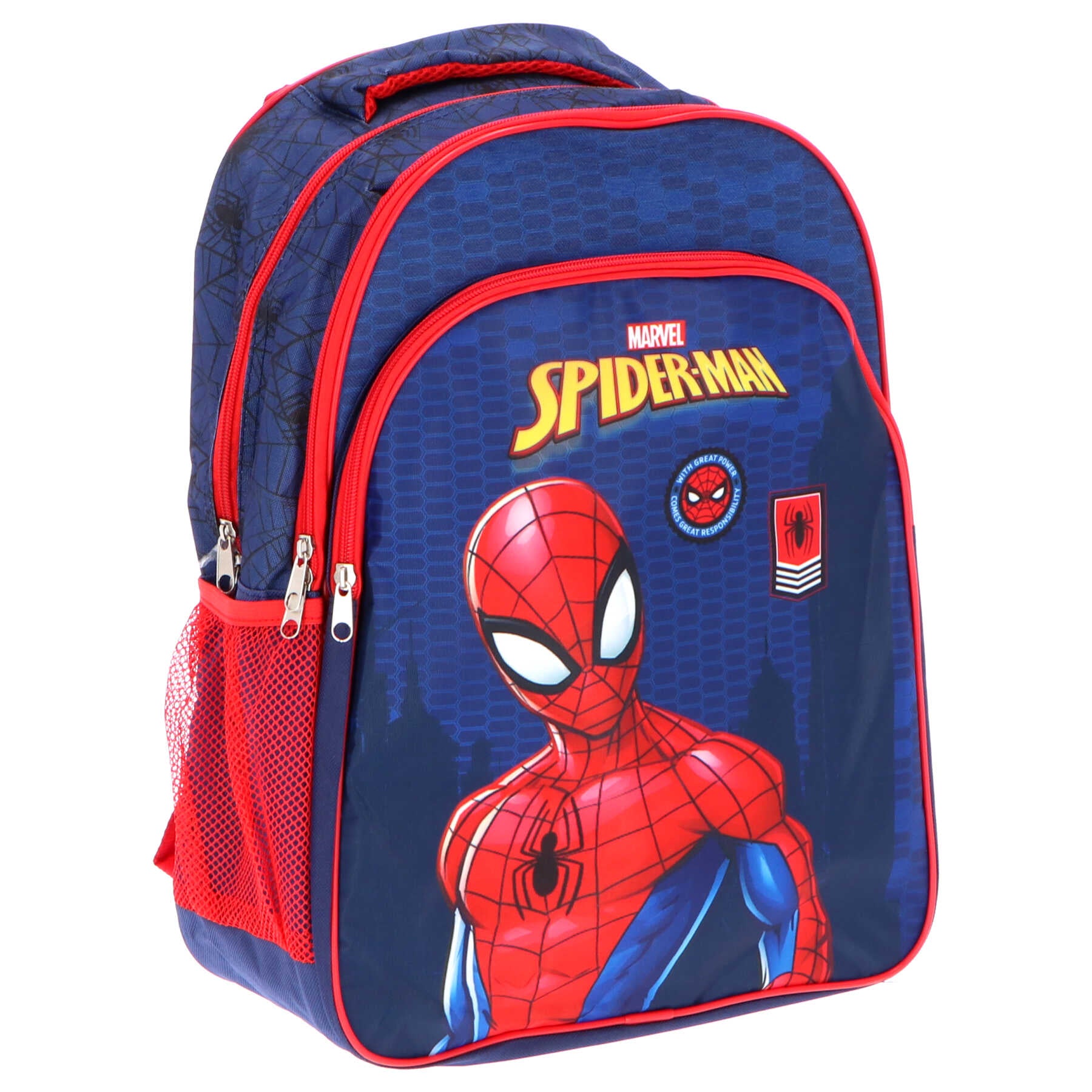 Spiderman Skoletaske på 42 cm.