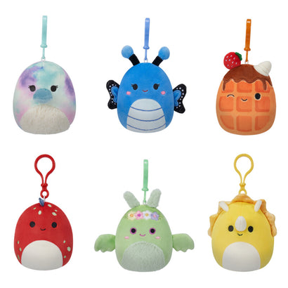 Squishmallows 9 cm P17 Clip On - flere varianter