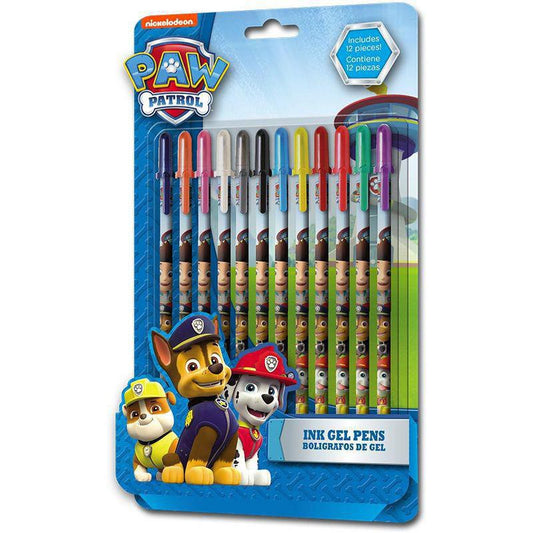 Paw Patrol Gel Farveblyanter – 12 Stk