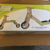 Grøn 2 i 1 Løbecykel / Løbehjul i træ