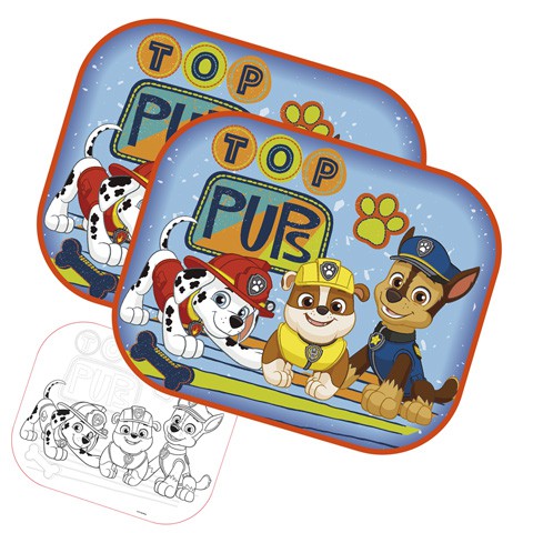 Paw patrol sol skærme til bil vinduet