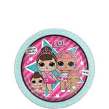 LOL Surprise pap tallerkner på 17 cm