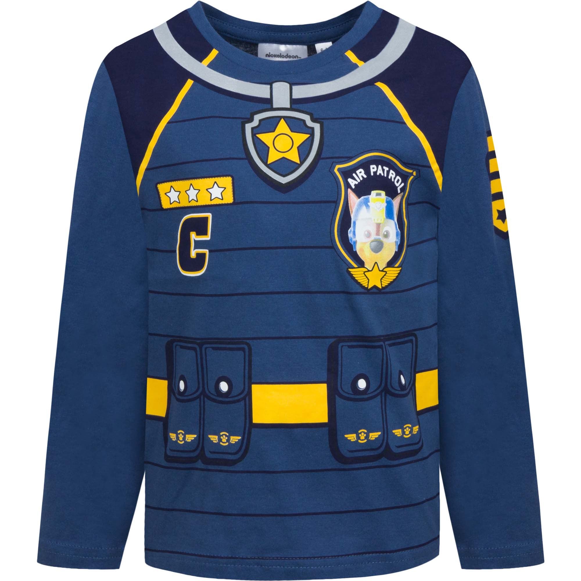 Paw patrol bluse i rød eller blå